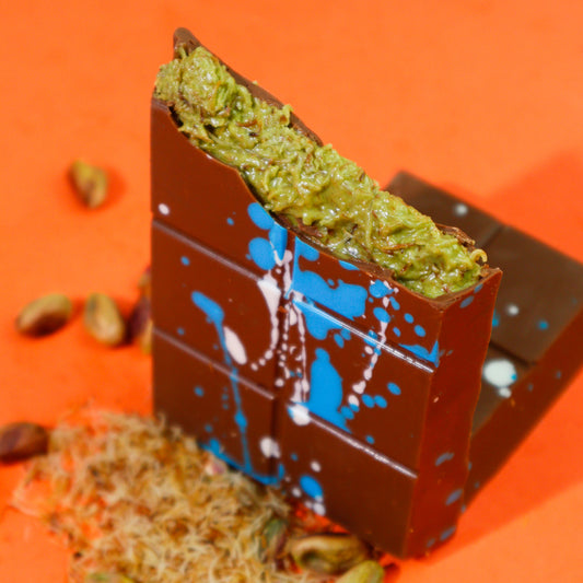 Viral Dubai Chocolate Pistachio Kunafa Bar (Milk)