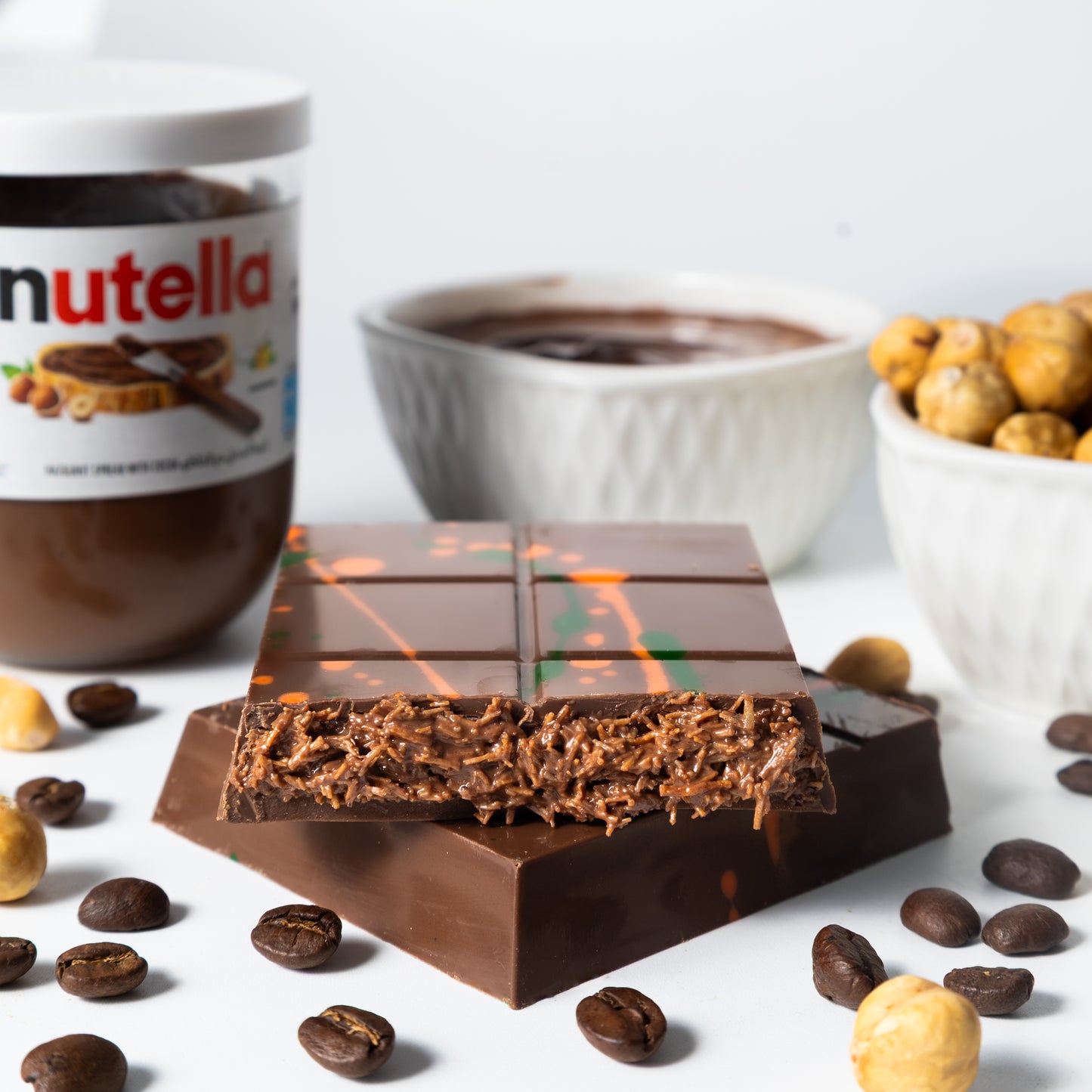 Hazelnut Nutella Kunafa Bar